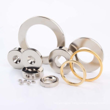 ISO/Ts 16949 Certificated Permanent N35 Nicuni Coated Neodymium Ring Magnets